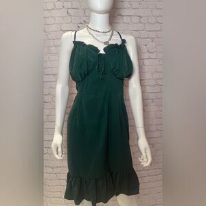 Elegant Green Women's Dress